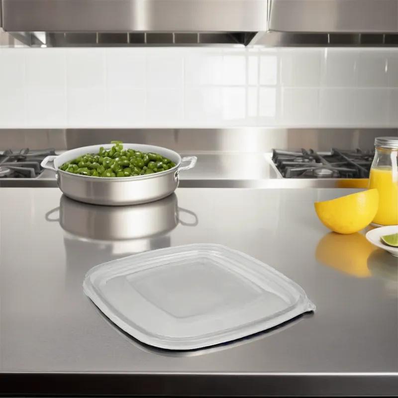 Lid Flat Clear For Bowl 50/Case