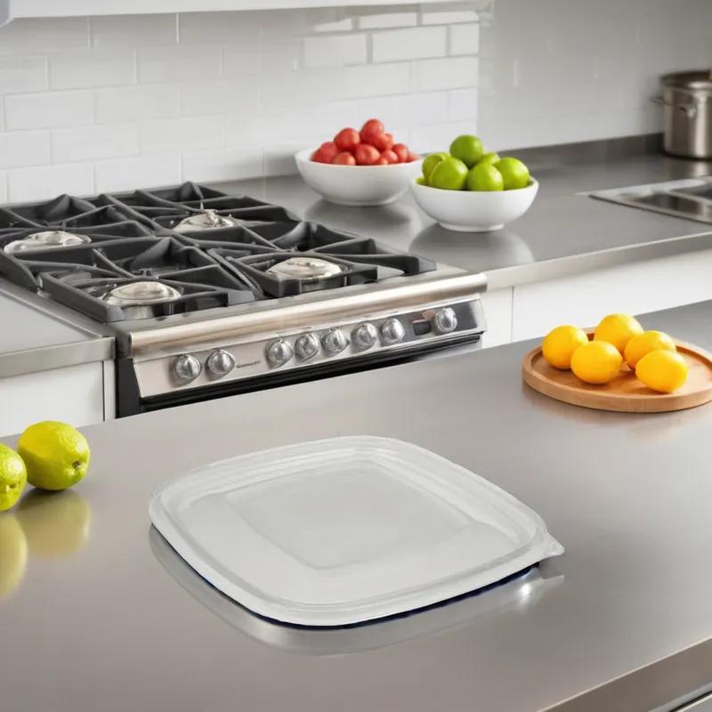 Lid Flat Clear For Bowl 50/Case