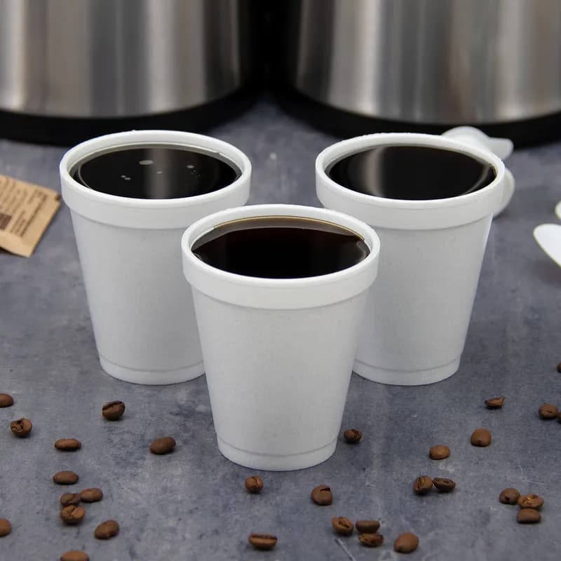 Dart® J Cup® Cup Insulated 6 OZ EPS White 25 Count/Pack 40 Packs/Case 1000 Count/Case