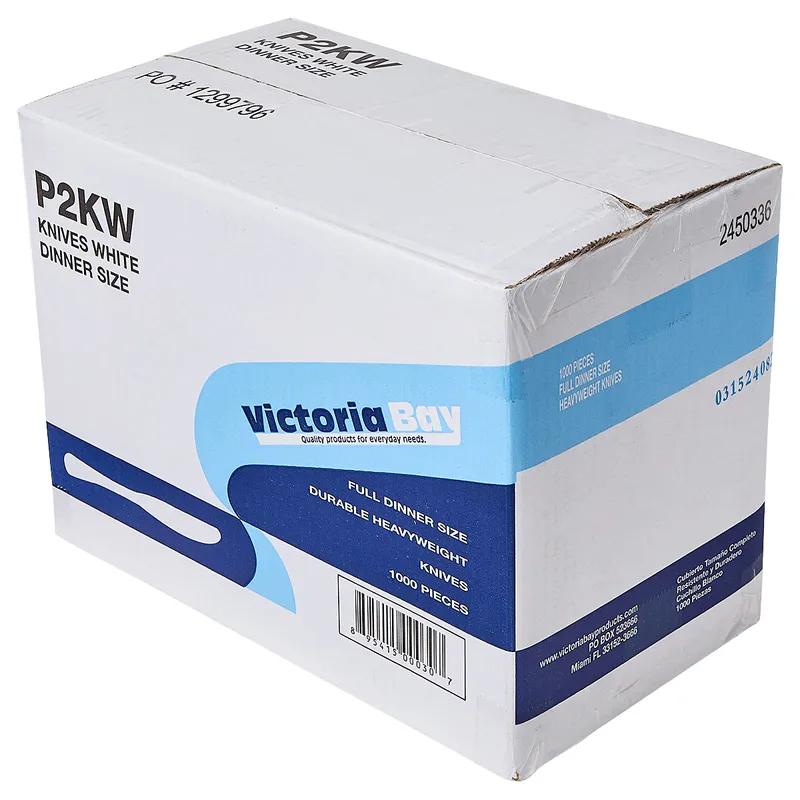 Victoria Bay Knife PP White Heavy Duty Unwrapped 1000/Case