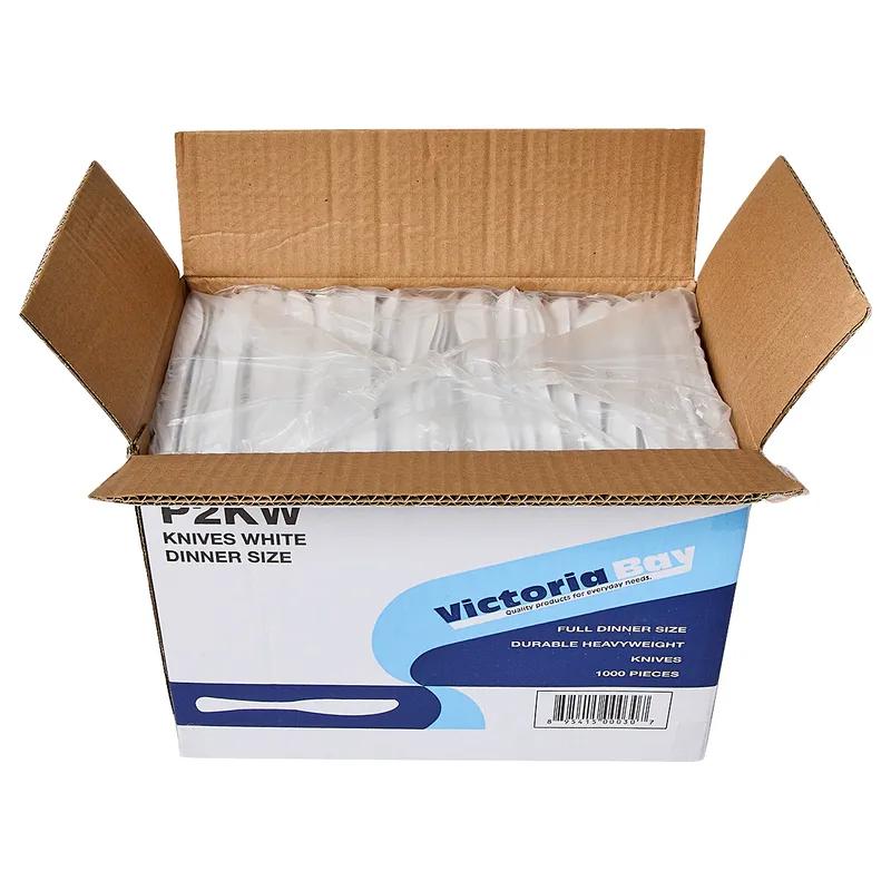 Victoria Bay Knife PP White Heavy Duty Unwrapped 1000/Case