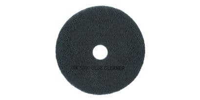 3M™ 5300-11 Cleaning Pad 11X1 IN Blue Non-Woven Polyester Fiber Nylon Fiber 175-600 RPM Center Hole 5/Case