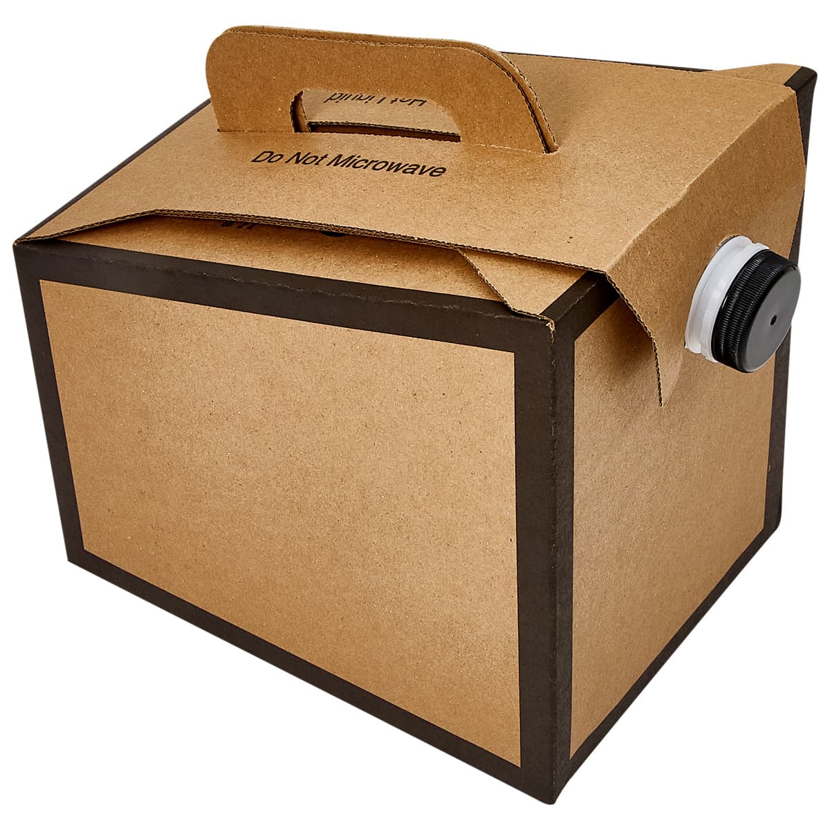 Victoria Bay Hot Beverage Box 96 OZ 9X6.5X9.5 IN Corrugated Paperboard Kraft 25/Case