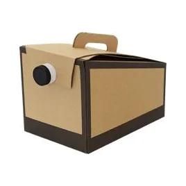 Victoria Bay Hot Beverage Box 96 OZ 9X6.5X9.5 IN Corrugated Paperboard Kraft 25/Case