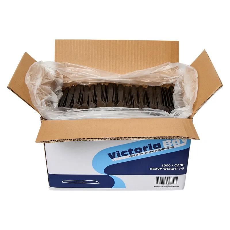 Victoria Bay Knife PS Black Heavy Duty Unwrapped 1000/Case