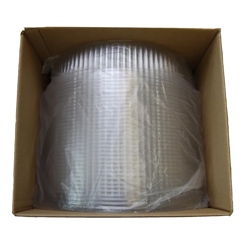 Lid 16.13X4.13 IN PET Clear Round For Platter 36/Case