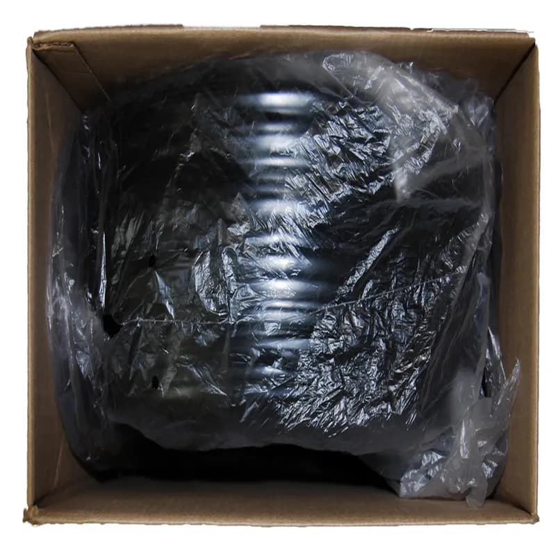Serving Tray Base 16.13X0.88 IN PET Black Round 36/Case