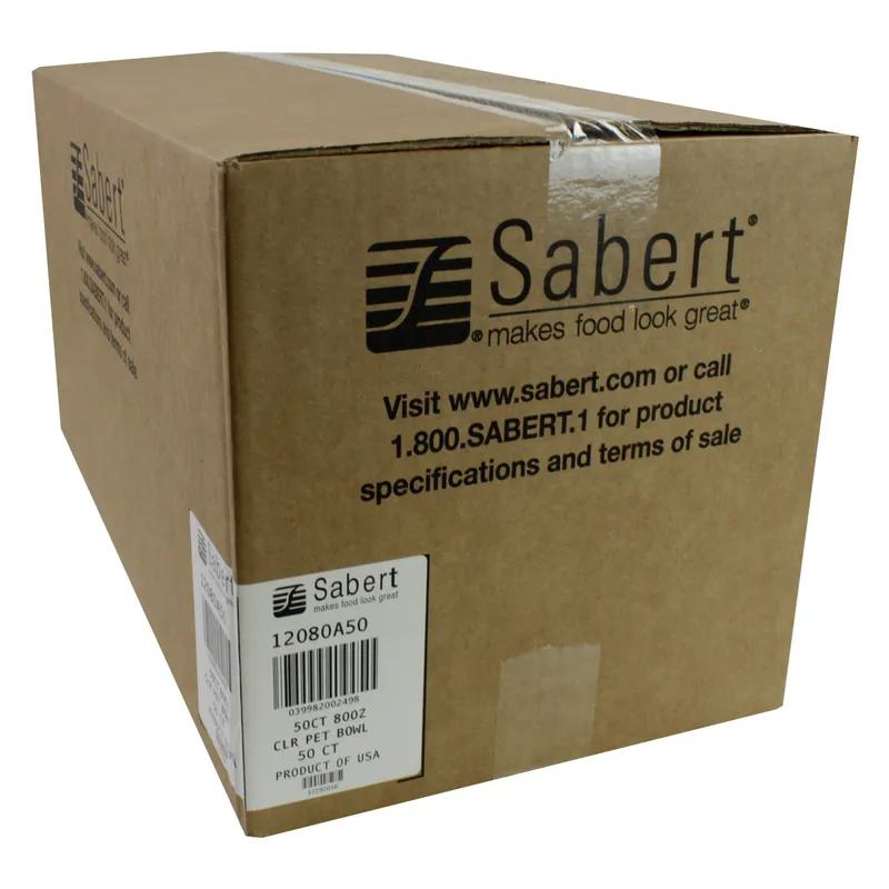 Bowl 80 OZ PET Clear Round 50/Case