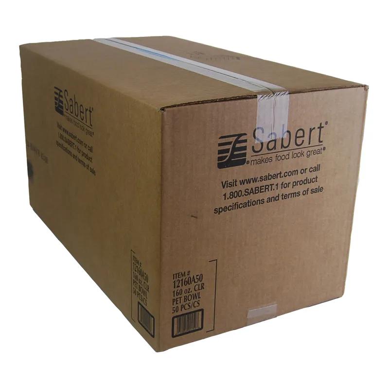 Bowl 160 OZ PET Clear Round 50/Case