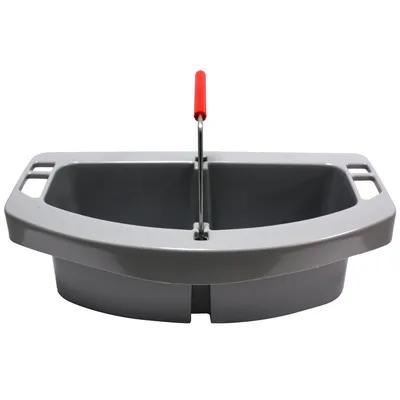 Brute® Receptacle Maid Caddy 16.38X9.38X5 IN Gray Plastic 1/Each