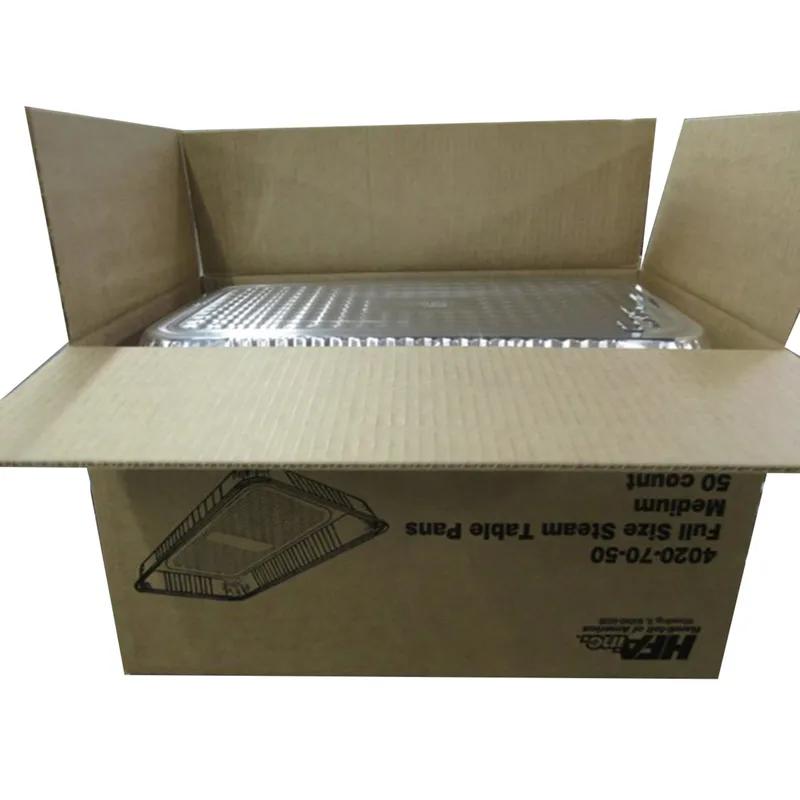 Steam Table Pan Full Size Aluminum Silver Medium 50/Case