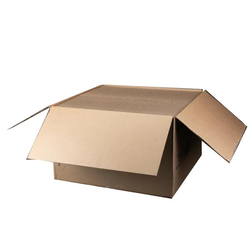 Pastry Box 10X10X2.5 IN Kraft Paperboard Kraft Square 4 Corner Beers With Window 200/Bundle