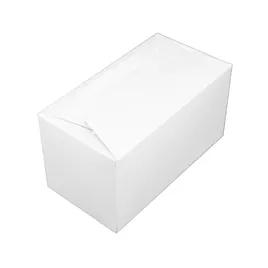 Lunch Take-Out Box Barn Medium (MED) 9.5X5X5 IN SBS Paperboard White Rectangle 125/Case
