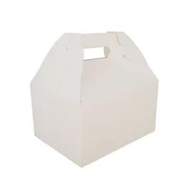 Lunch Take-Out Box Barn 9.0625X7.0625X5 IN SBS Paperboard White Rectangle 125/Case