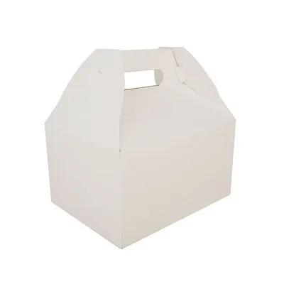 Lunch Take-Out Box Barn 9.0625X7.0625X5 IN SBS Paperboard White Rectangle 125/Case