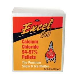 Excel Ice Melt 50 LB Calcium Chloride Bag 50/Skid