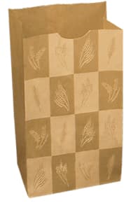 Bagcraft® EcoCraft Dubl Wax® Bag 9.68X5X3.12 IN Wax Coated Paper Artisan With Self-Opening (SOS) Closure 500/Case