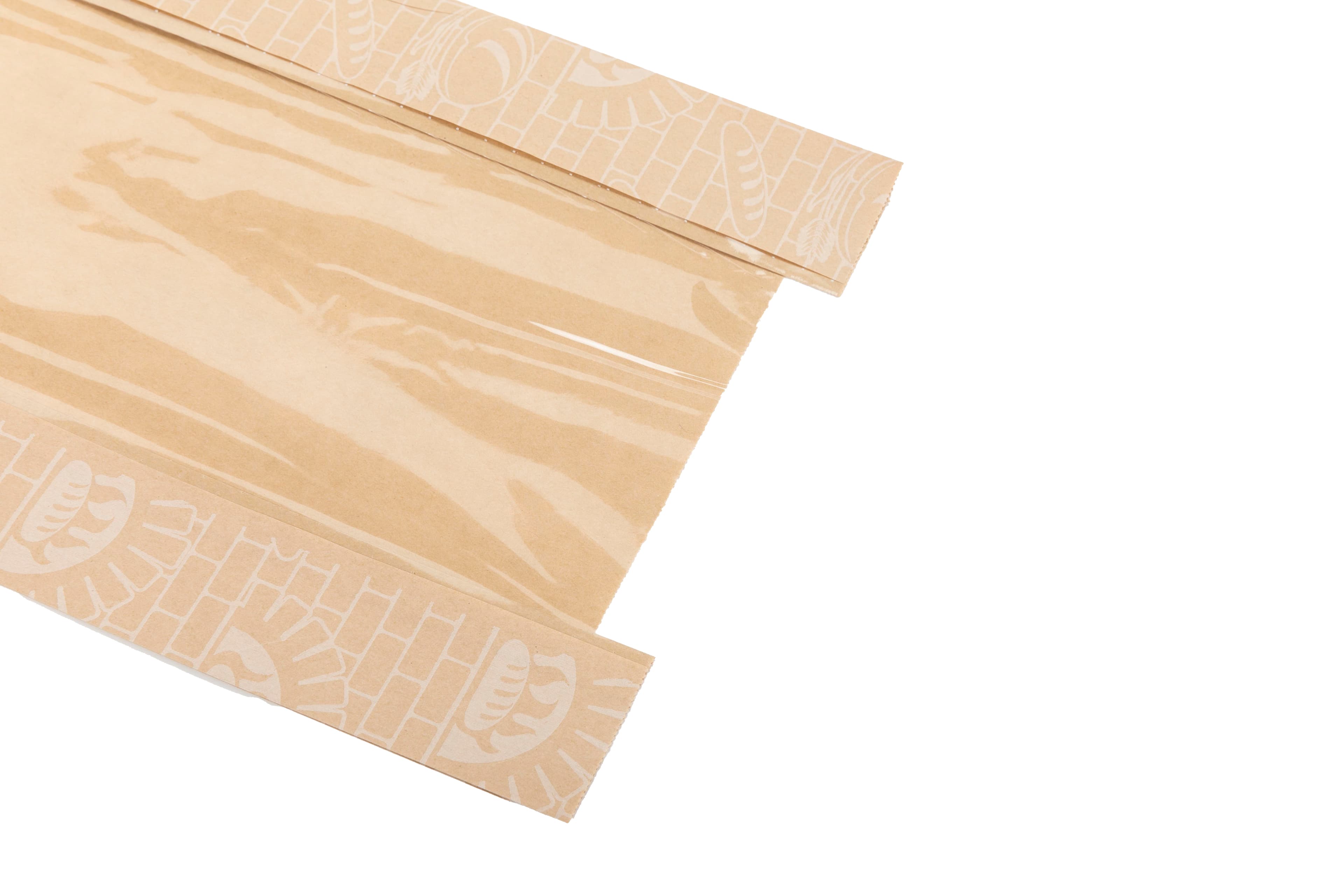 Bread Bag 8X3.5X15 IN Paper Kraft Gusset With Window 500/Case