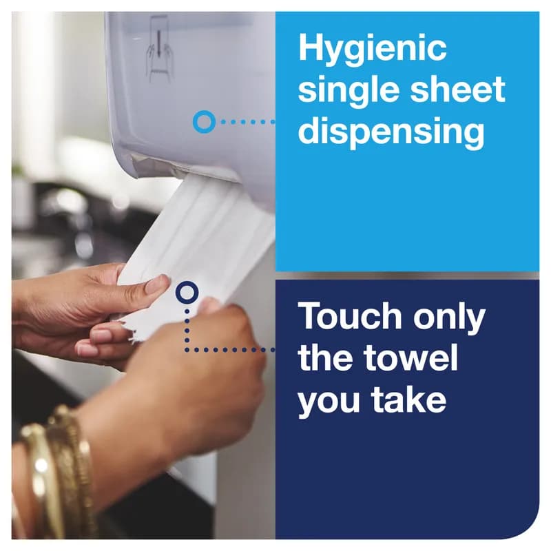 Tork Matic® Levermatic Elevation Paper Towel Dispenser H1 8.1X13.2X14.65 IN White Hard Roll High Capacity Manual 1/Each