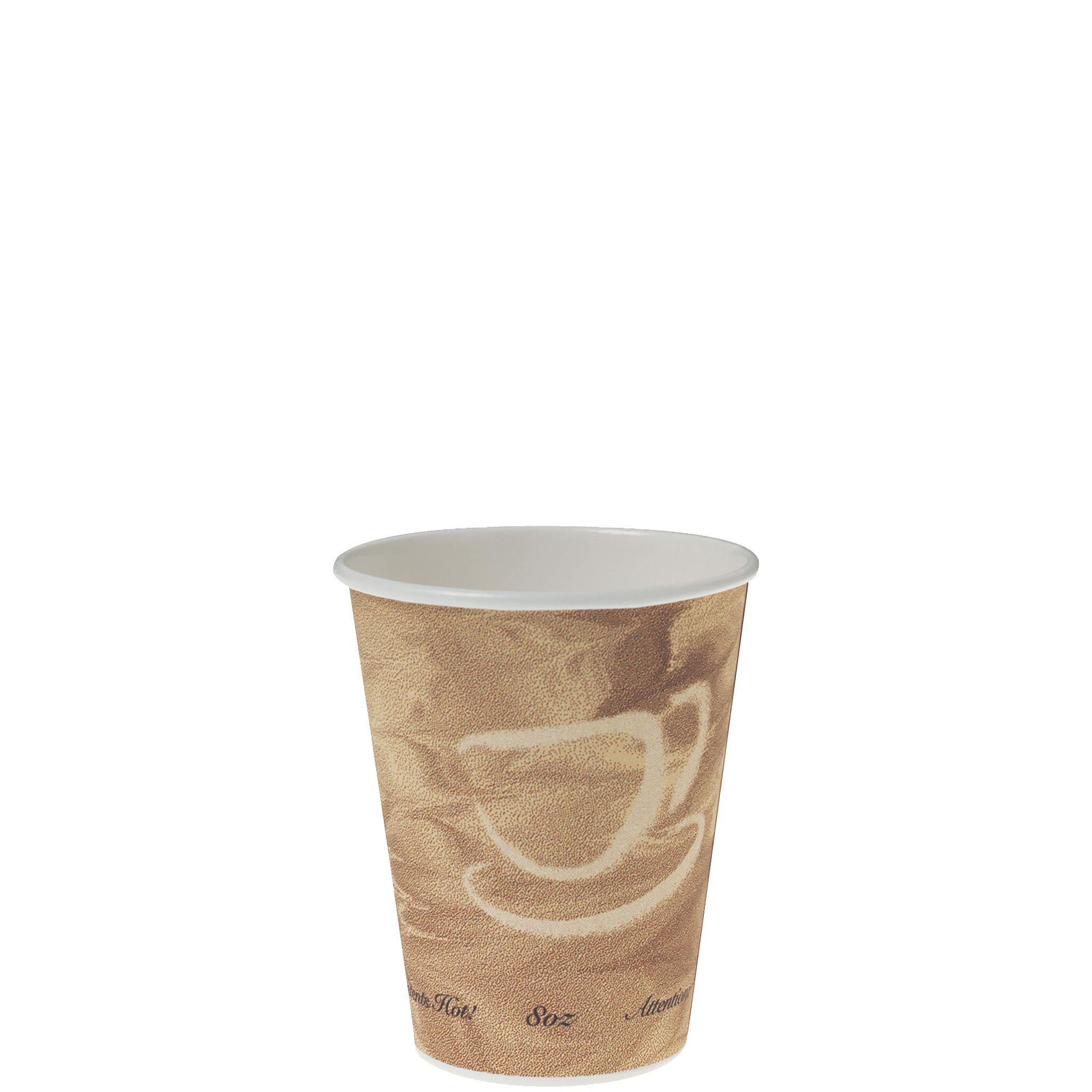 Solo® Hot Cup 8 OZ SSP Multicolor Mistique® Stock Print 50 Count/Pack 20 Packs/Case 1000 Count/Case