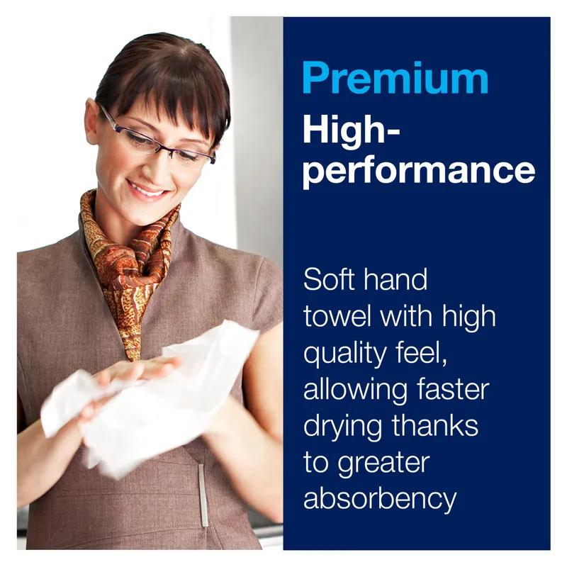 Tork Folded Paper Towel H2 9.5X9 IN 3.2X9 IN White Multifold Z Refill 250 Sheets/Pack 12 Packs/Case 3000 Sheets/Case