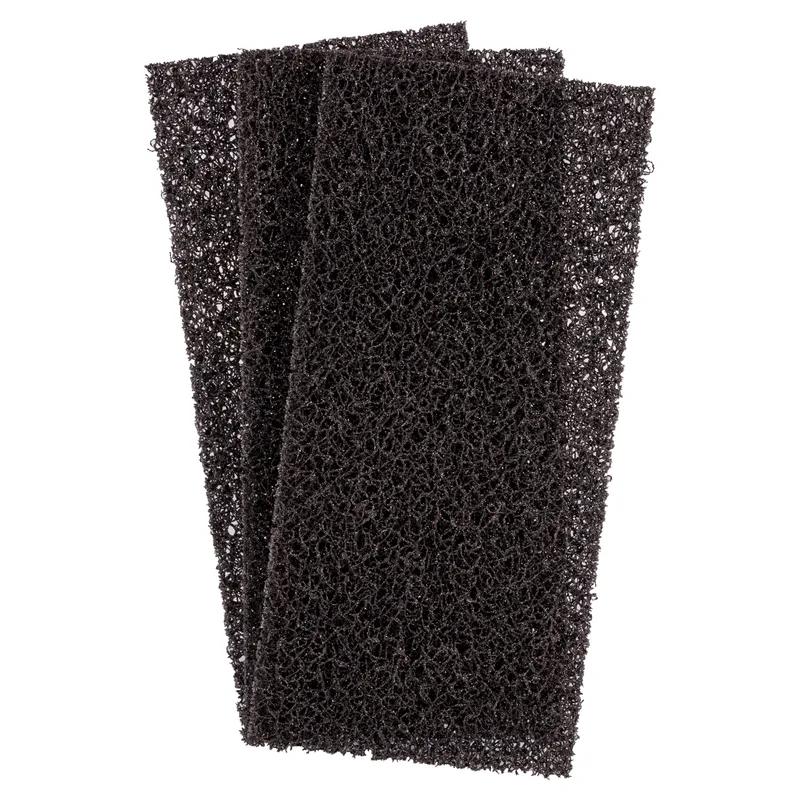 3M™ 8550 Stripping Pad 10X4.606 IN High Productivity Synthetic Fiber Black Rectangle 40/Case