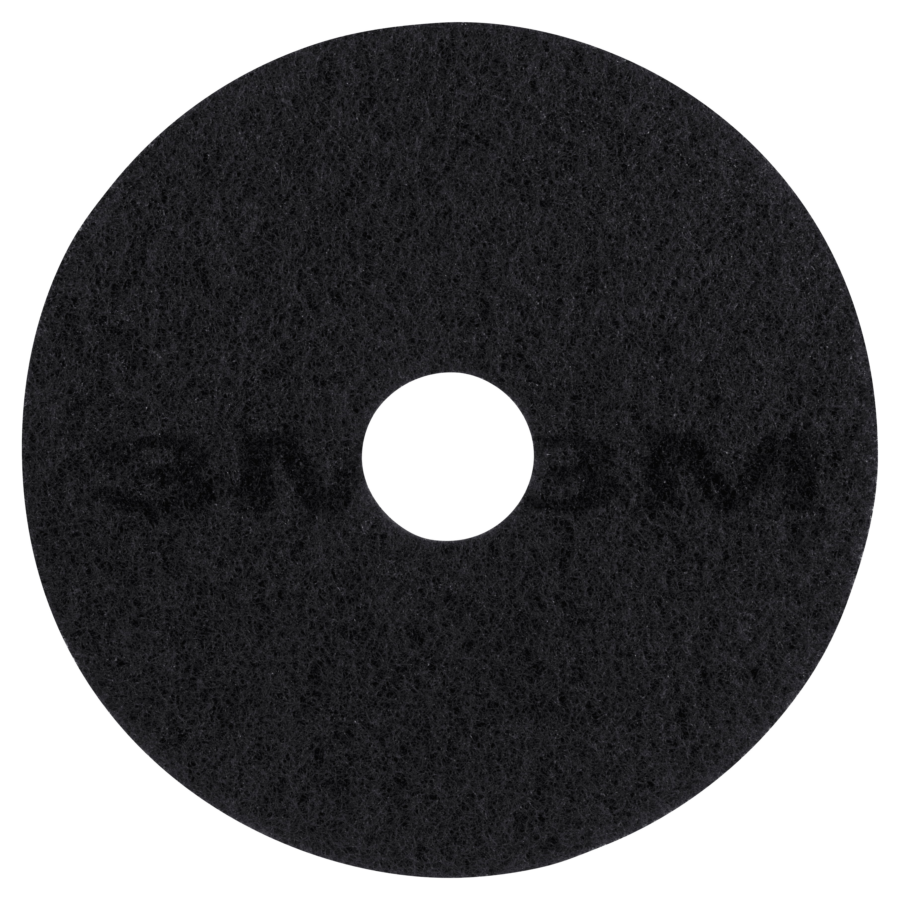 3M™ 7200 Stripping Pad 18X0.75 IN Black Non-Woven Polyester Fiber Nylon Fiber 175-600 RPM Center Hole 5/Case
