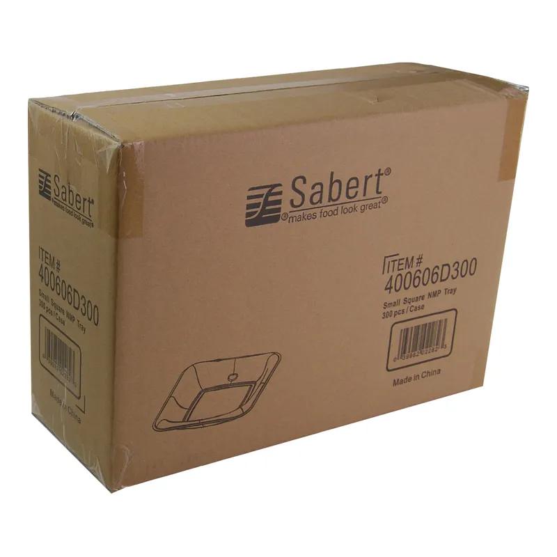 Take-Out Container Base 5.2X5.2X1.07 IN Pulp Fiber Kraft Square 300/Case