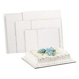 Cake Board 12X12 IN Corrugated Paperboard White Square 100/Bundle