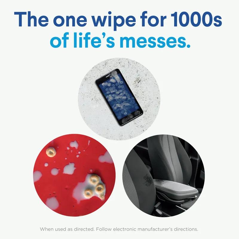 Clorox® Citrus Fresh One-Step Disinfectant Multi Surface Wipe Bleach-Free Antibacterial 35 Count/Pack 12 Packs/Case