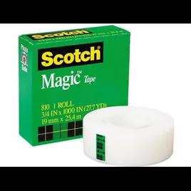 Scotch® Magic Scotch Tape 0.75IN X1000YD Clear With 1 IN Core Diameter 6/Pack