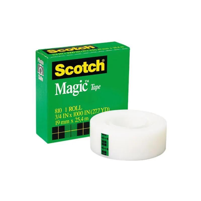 Scotch® Magic Scotch Tape 0.75IN X1000YD Clear With 1 IN Core Diameter 6/Pack
