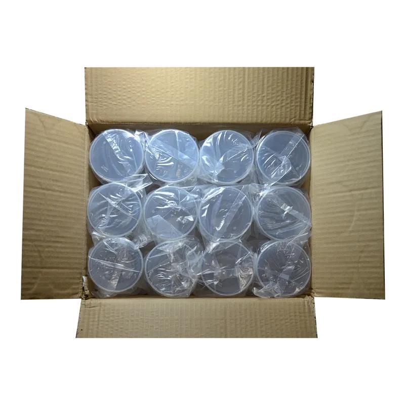 Platter Pleasers Cup & Lid Combo Carafe Wine With Flat Lid 35 OZ PET PP Clear No Hole 12/Case