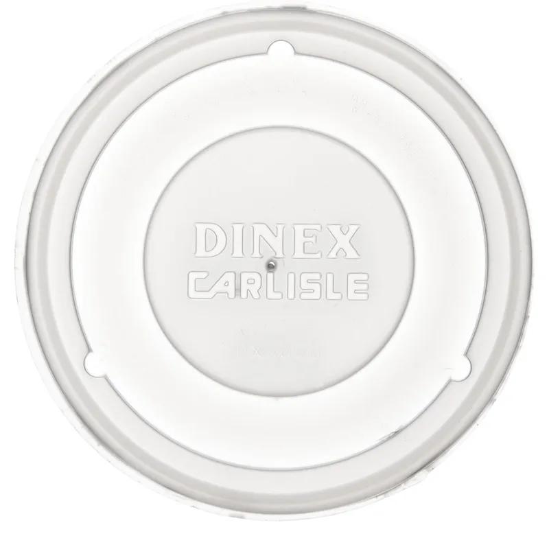 Dinex® Lid Flat PS Translucent For 5-8-12-16-20 OZ Cup No Hole 1500/Case