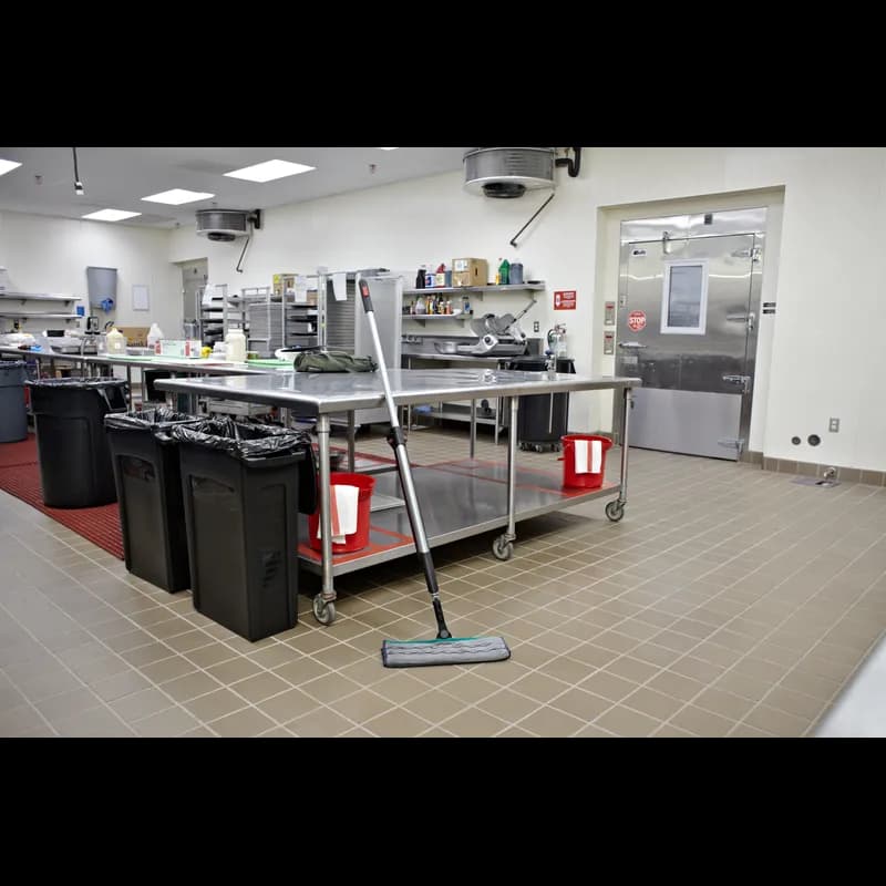 Executive Series™ Mop 56X18 IN Black Plastic Flat Microspray 1/Each