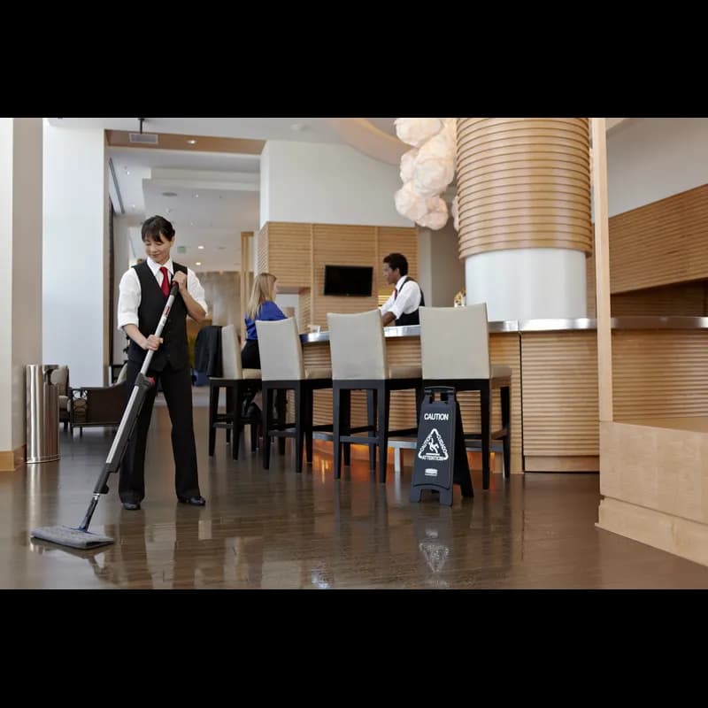 Executive Series™ Mop 56X18 IN Black Plastic Flat Microspray 1/Each