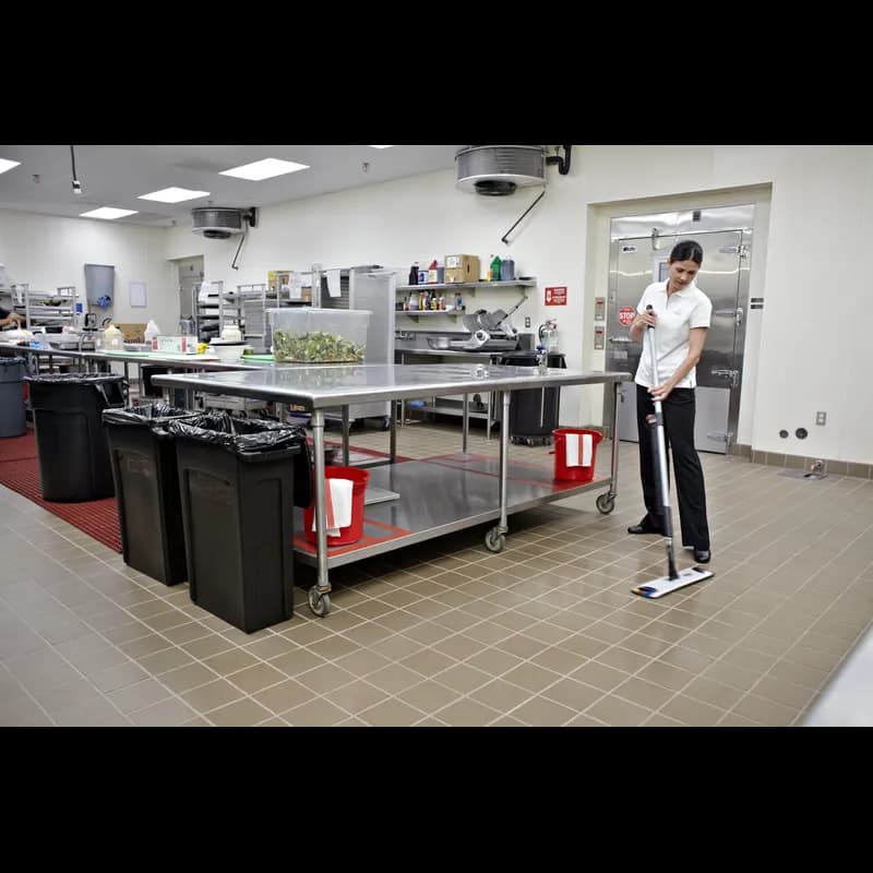 Executive Series™ Mop 56X18 IN Black Plastic Flat Microspray 1/Each