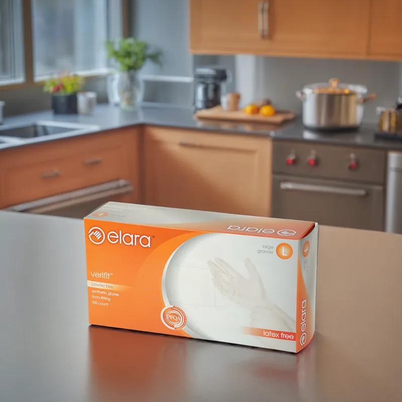 Gloves Large (LG) White PVC Powder-Free 1000/Case