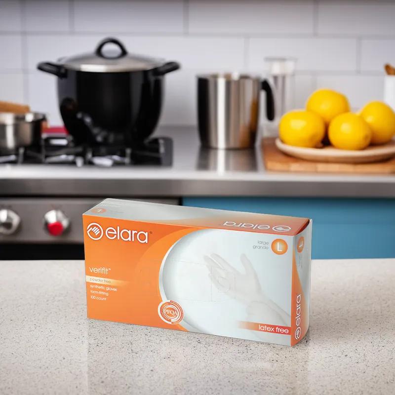 Gloves Large (LG) White PVC Powder-Free 1000/Case