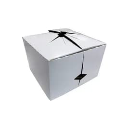 Vase Holder Box 6X6X4 IN White Corrugated Paperboard 100/Case