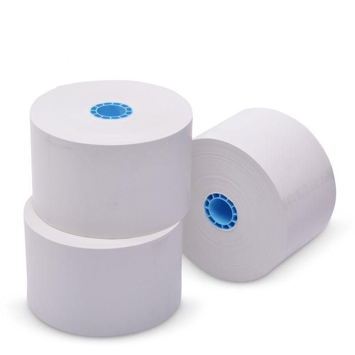 Cash Register Receipt Roll 2.313IN X400FT White Thermal Paper 24/Case