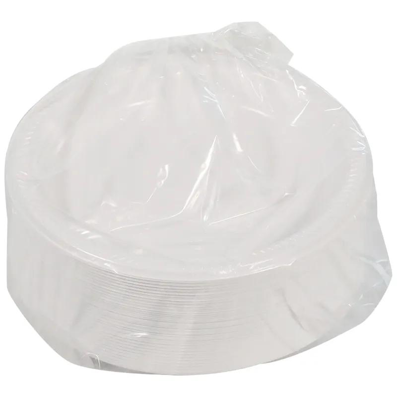 Meadoware Impact Plate 10.25X1.125 IN HIPS White Round 500/Case