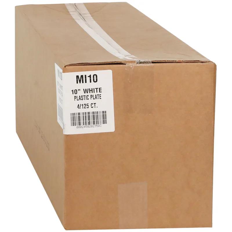 Meadoware Impact Plate 10.25X1.125 IN HIPS White Round 500/Case