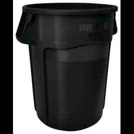 Brute® 1-Stream Trash Can 28.03X24.09X31.3 IN 44 GAL Black Resin Food Safe 1/Each