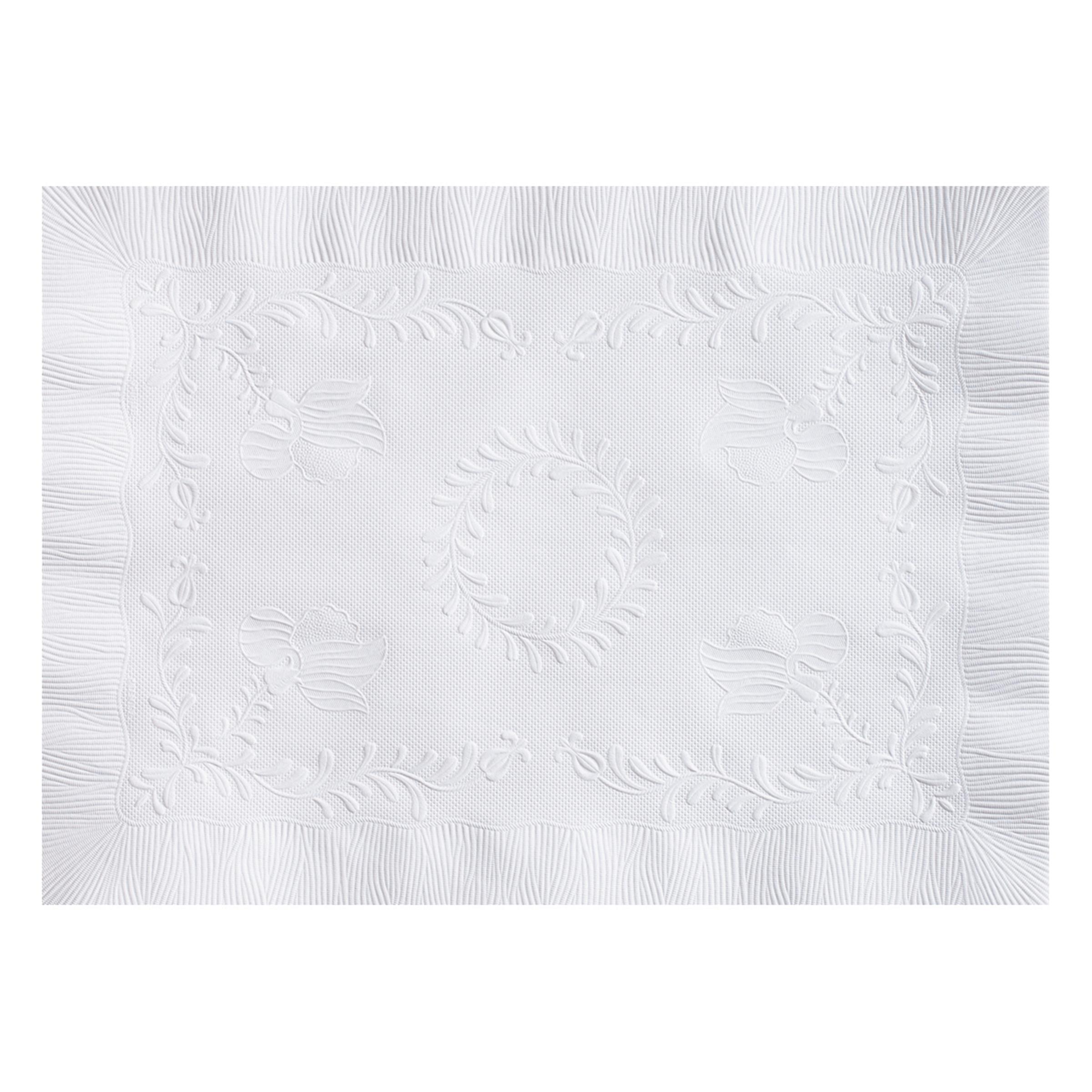 Placemat 10X14 IN White Straight 1000/Case