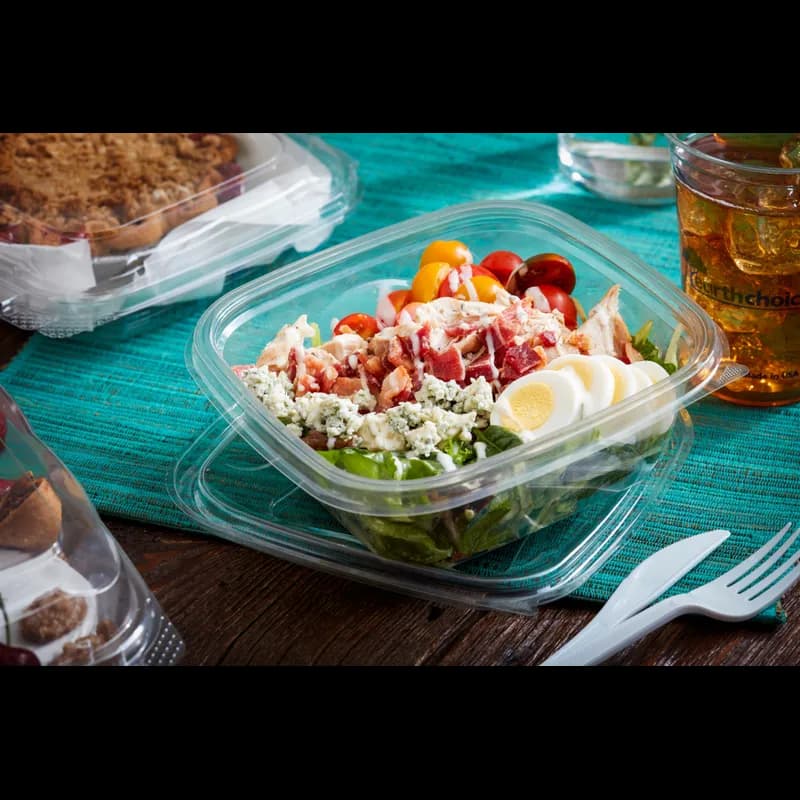Bowl 32 OZ RPET Clear Square 300/Case