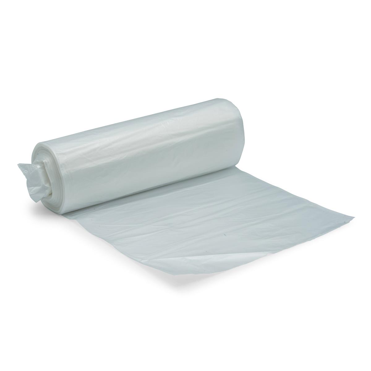 Victoria Bay Can Liner 30X37 IN 20 GAL Natural Plastic 16MIC Roll 25 Count/Roll 20 Rolls/Case 500 Count/Case
