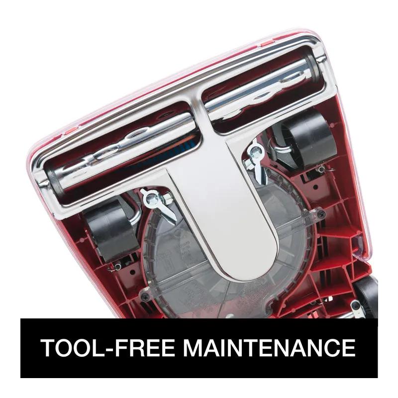 Sanitaire® TRADITION® Commercial Use Upright Vacuum Shake Out Bag 18 QT 12IN Red Plastic 7 amp With 50FT Cord 1/Each