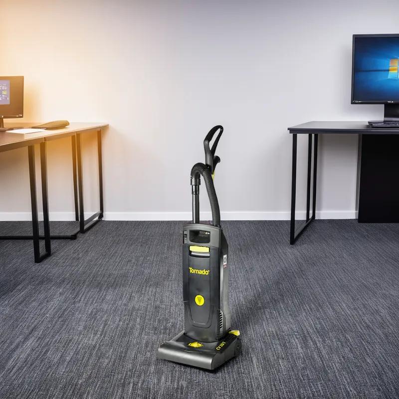 Commercial Use Upright Vacuum CleanBreeze Bag 1.72 GAL 12IN Black Plastic With 40FT Cord 1/Each