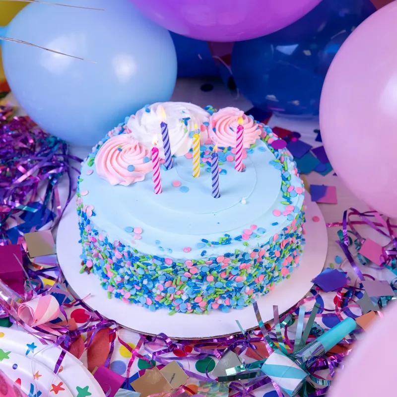 Cake Board 9 IN Corrugated Paperboard White Round Grease Resistant 100/Case